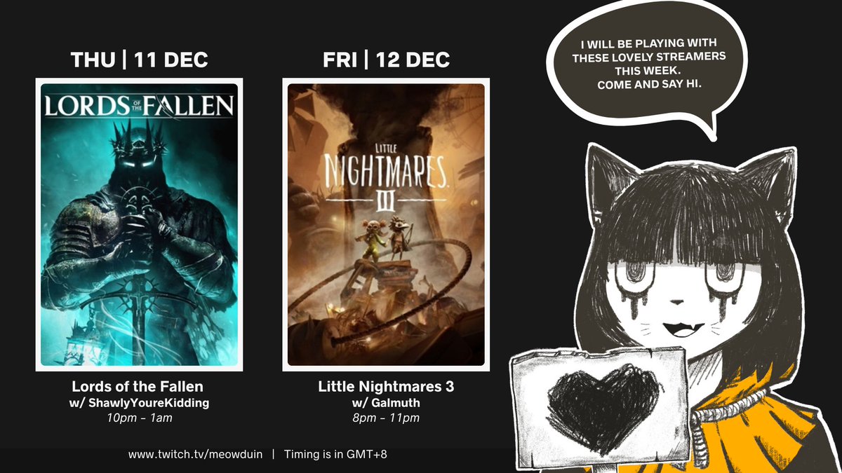 meowduin's tweet photo. I will be playing with these awesome streamers this week. Come drop by and say hi!
@ShawlyUrKidding 
@galmuth101 https://t.co/tQhcXTfhJJ