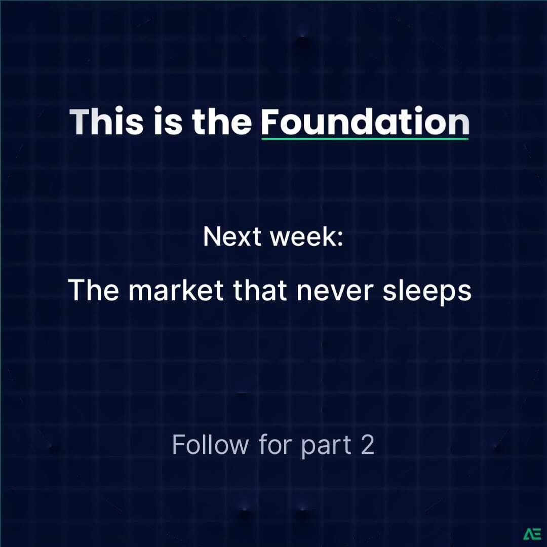 ArikE79247's tweet photo. The world runs on a simple loop:
Create value
Deliver value
Get paid
Repeat
Finance doesn’t create value, it tracks it.
Part 1 of a 4-week series on money & markets.
Part 2 next week.
#MoneyEducation #Business101 #FinanceExplained #WealthMindset
#ArikEmpire https://t.co/MroyKMUB2k