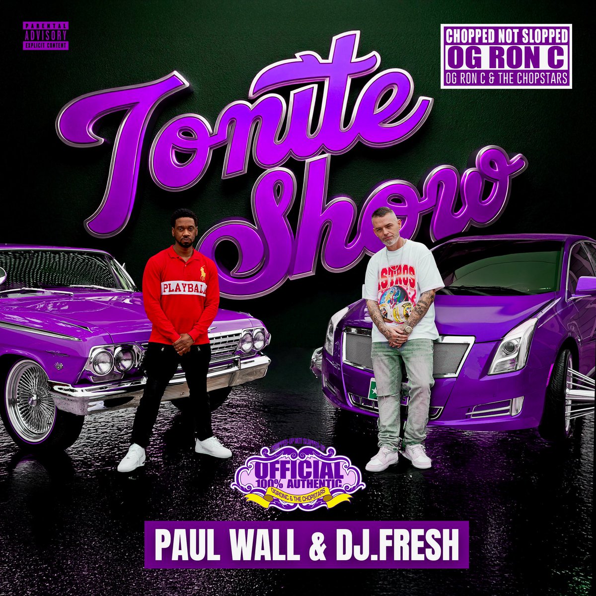 DJFreshX3's tweet photo. First time I’ve ever heard one of my albums Chopped Not Slopped and it’s by the Legend OG Ron C ! That’s official 
Me x @paulwallbaby . 

https://t.co/mhRgyLazcj https://t.co/b5Wn0rRd6S