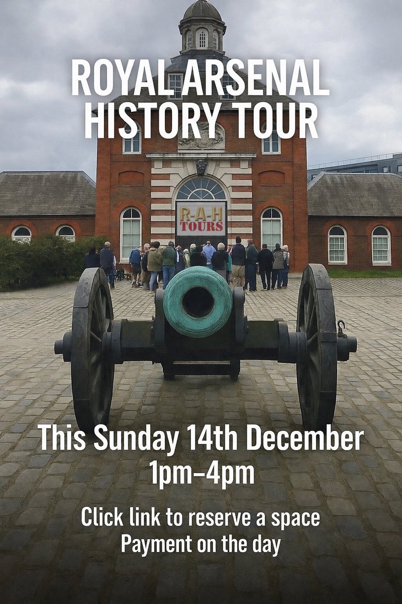 RAHistory_com's tweet photo. https://t.co/26MkSoLbgA #RAHtours #Woolwich #Arsenal https://t.co/LbBqR0p5Es