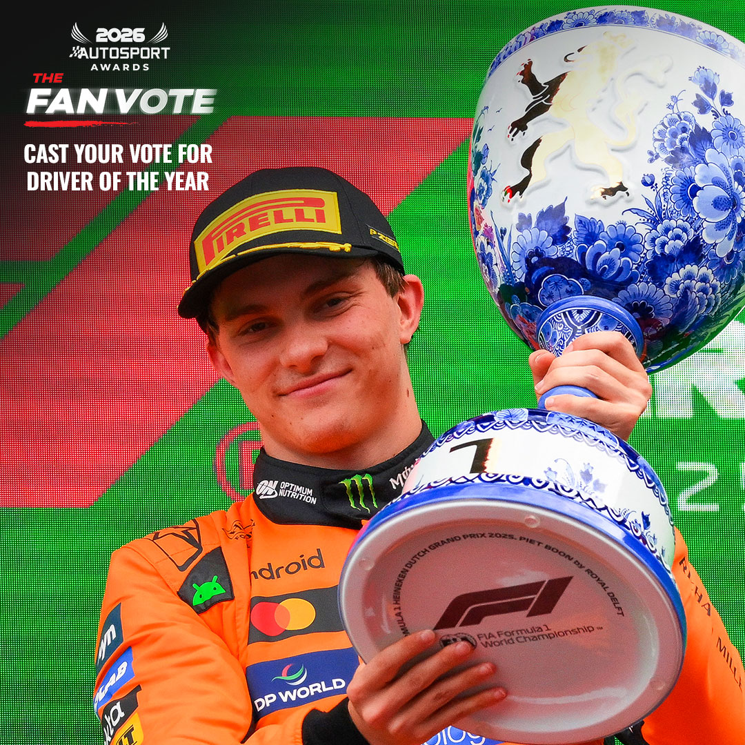 Motorsport's tweet image. REPOST if Oscar Piastri is your pick for driver of the year at the #AutosportAwards!

CAST YOUR VOTE HERE: autosport.com/awards-voting/