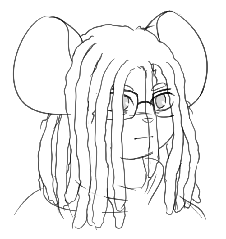 sqkComp's tweet image. the vibe i aim for with my sona is meant to skew Nia Teppelin-core when i feel like irl i look like a combo of the nerdy insufferable battle shonen guy who comes to respect the MC and the creepy guy who projects a malignant aura and freaks everyone out but is actually quite kind