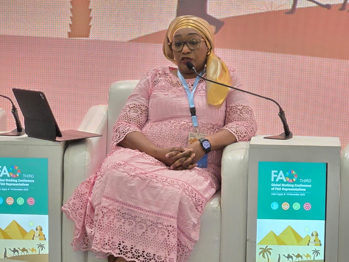 FAOWestAfrica's tweet image. Before FAO Representatives from around the world, Ms. @BTchicaya presented @FAOWestAfrica’s communication strategy, built on innovation, proximity to communities, &amp;amp; showcasing results on the ground, &amp;amp; impacts on beneficiaries’ lives. A clear roadmap to amplify West Africa’s voice