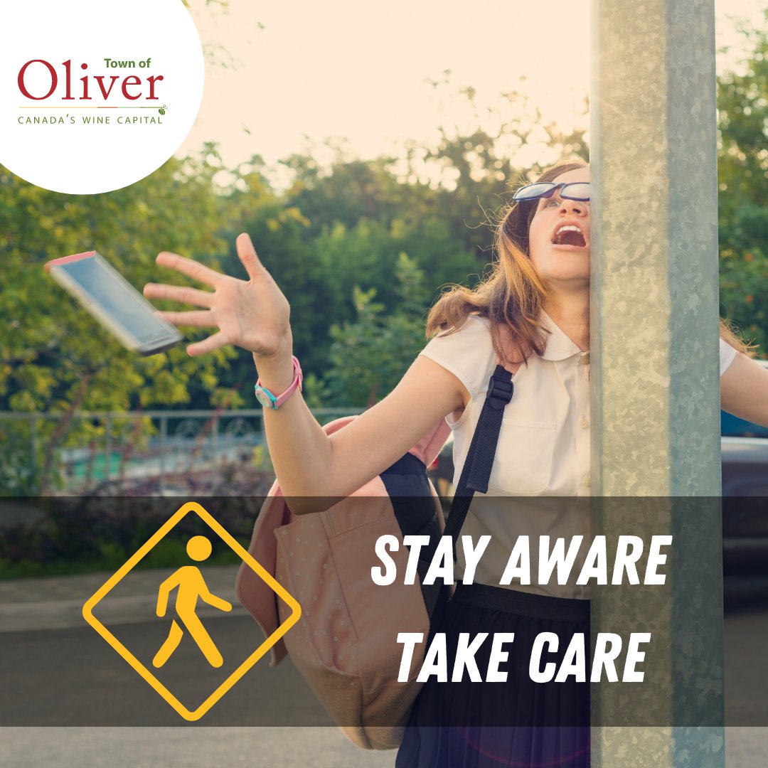 See and be seen! Look up and be aware of your surroundings while navigating roads.

For more pedestrian safety tips go to icbc.com/road-safety/sh…