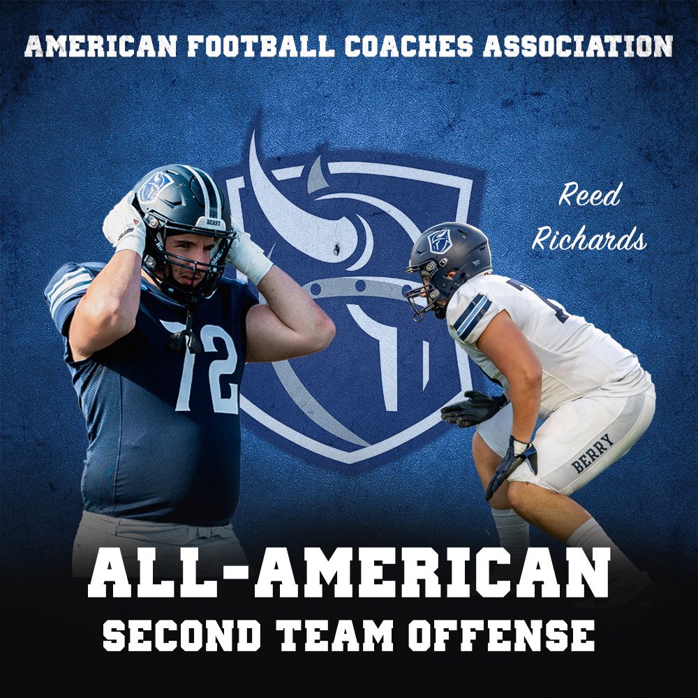 Congratulations to our Offensive Tackle, Reed Richard’s for earning AFCA All-American Second Team Offense!! 

#BUILD #d3fb #KeepClimbing