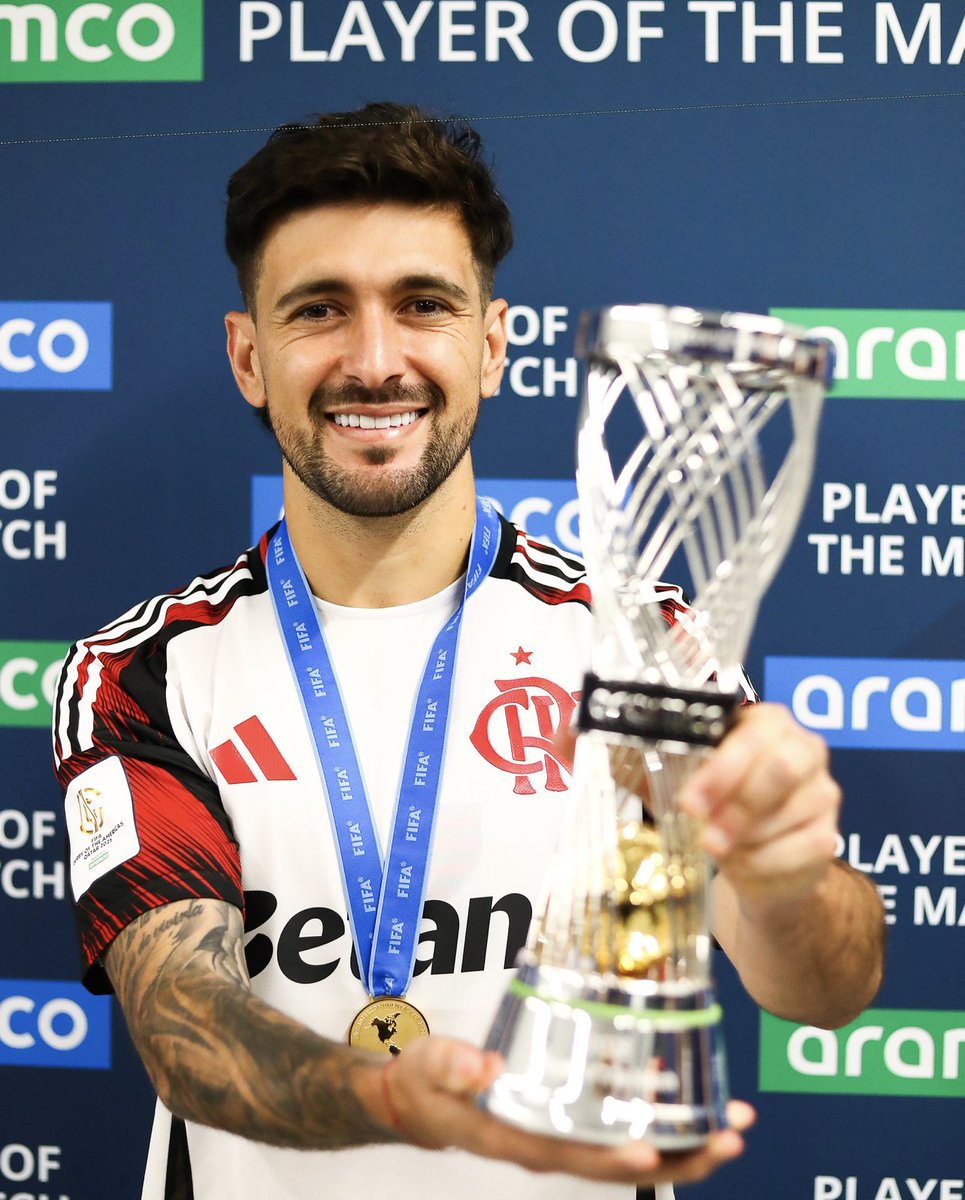 Arrascaeta foi eleito o melhor jogador da partida!