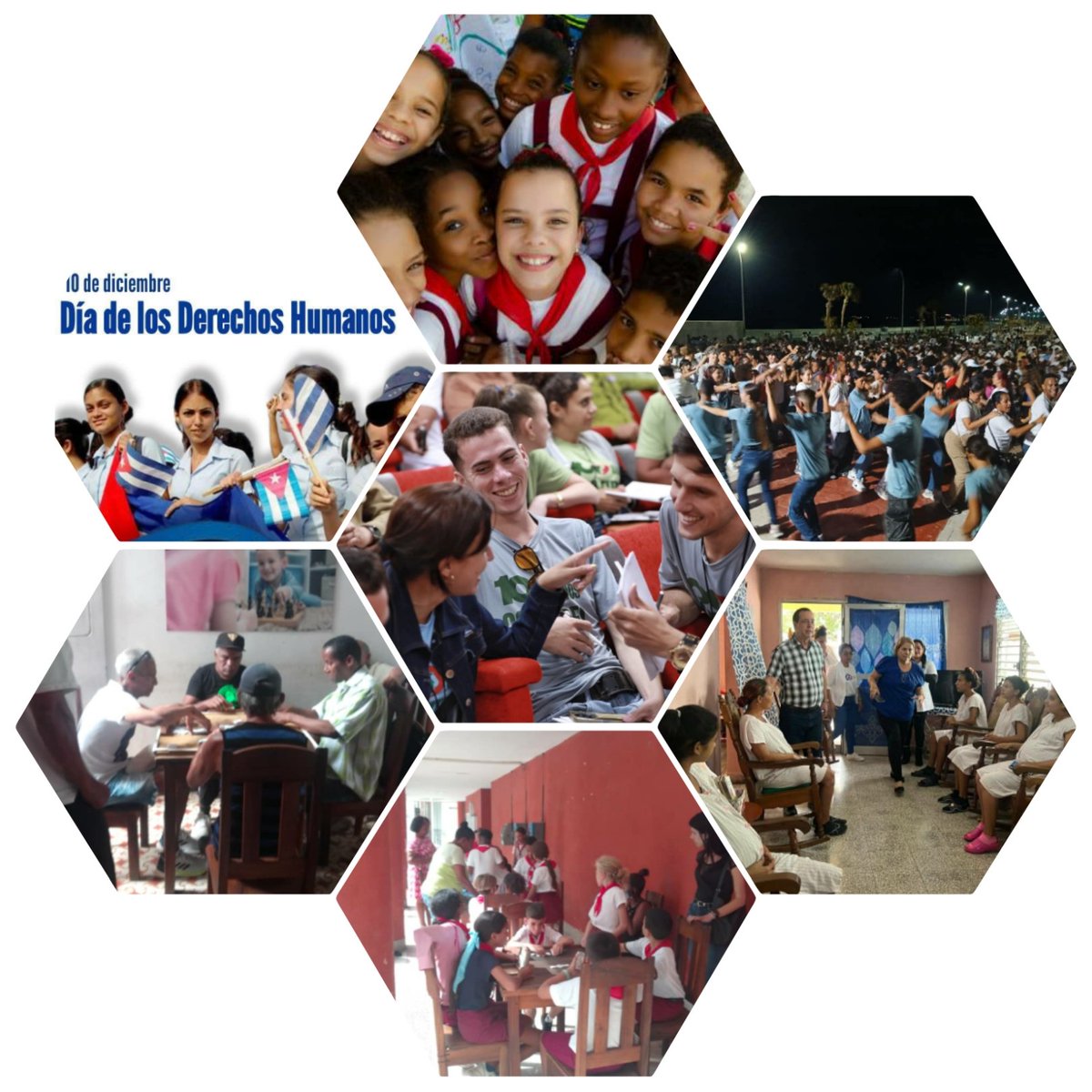 Un día como hoy, la Asamblea General de las Naciones Unidas adopta en París la Declaración Universal de los Derechos Humanos. Cuba es ejemplo de su estricto cumplimiento. #CubanosConDerechos