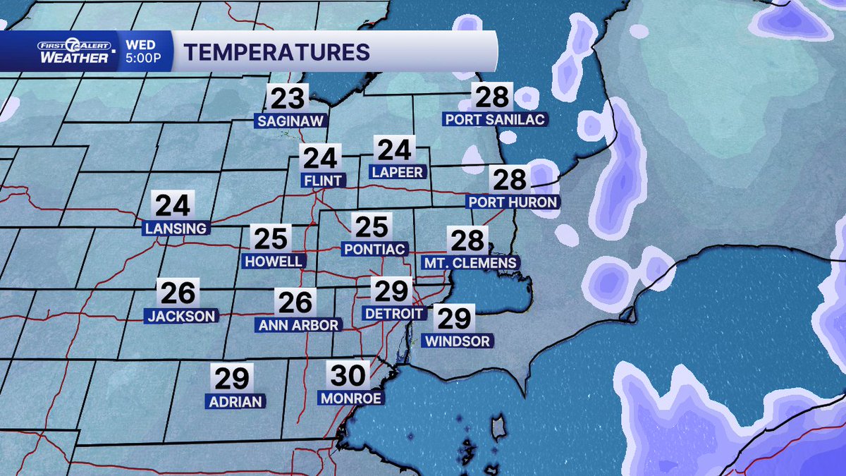 With lots of moisture on treated roads and lots of snow on untreated roads it will quickly get icy this evening as temps drop quickly behind a cold front that has already gone through.
Slow down and be cautious during the evening commute.
