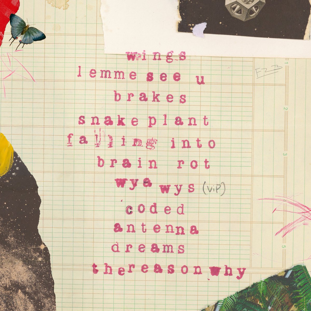 eazybaked's tweet image. The Antennae LP tracklist ♥️