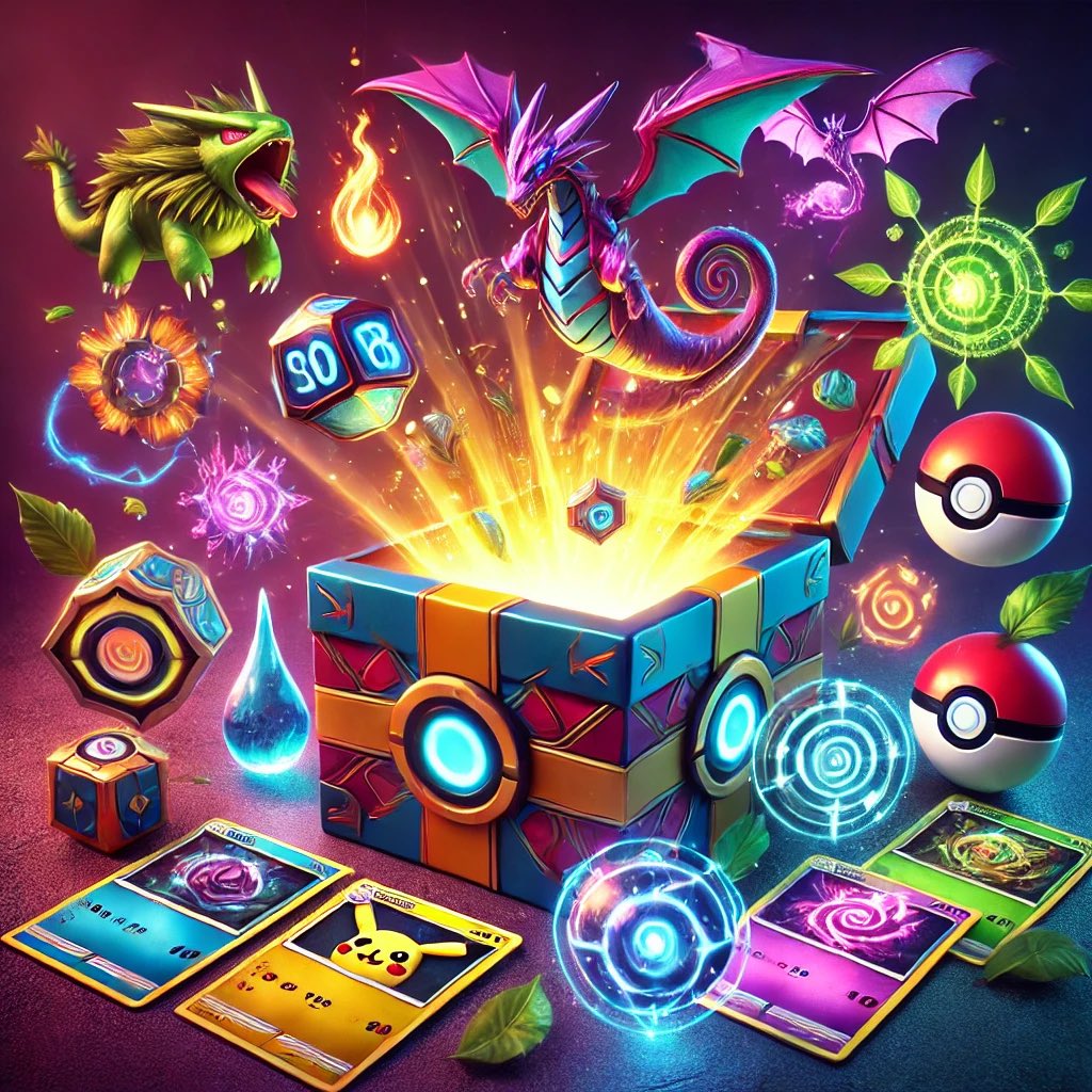 🎰 La roue vous a offert un « KDO XXL », c’est le moment de vous en dire plus !

🔥 Un colis mystère d’une valeur de 75€ lié à l’univers Pokémon ! 

* Boosters, 
* Duo pack, 
* Tri pack, 
* Cartes
* Goodies

🎄Plein de surprises à découvrir dès réception du colis 😍
