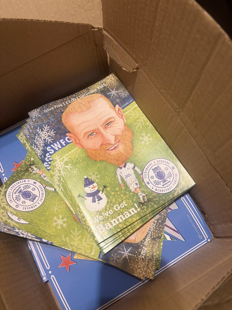 Order your copy of Issue 5 now! The Gift of Guy Whittingham, Build the Statue, It’s Not Henrik, Useless Blankers &amp; lots more besides - get your copy from ……ywhereandnowherefanzine.myshopify.com #swfc #wawaw