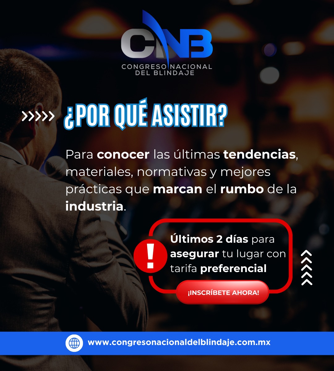 El blindaje evoluciona… y tú debes estar donde se construye el futuro.

Continúa leyendo: tinyurl.com/yc5sd3an
#UsecNetwork #usecim #blindaje #CNB2026 #innovaciónqueprotege #Seguridad