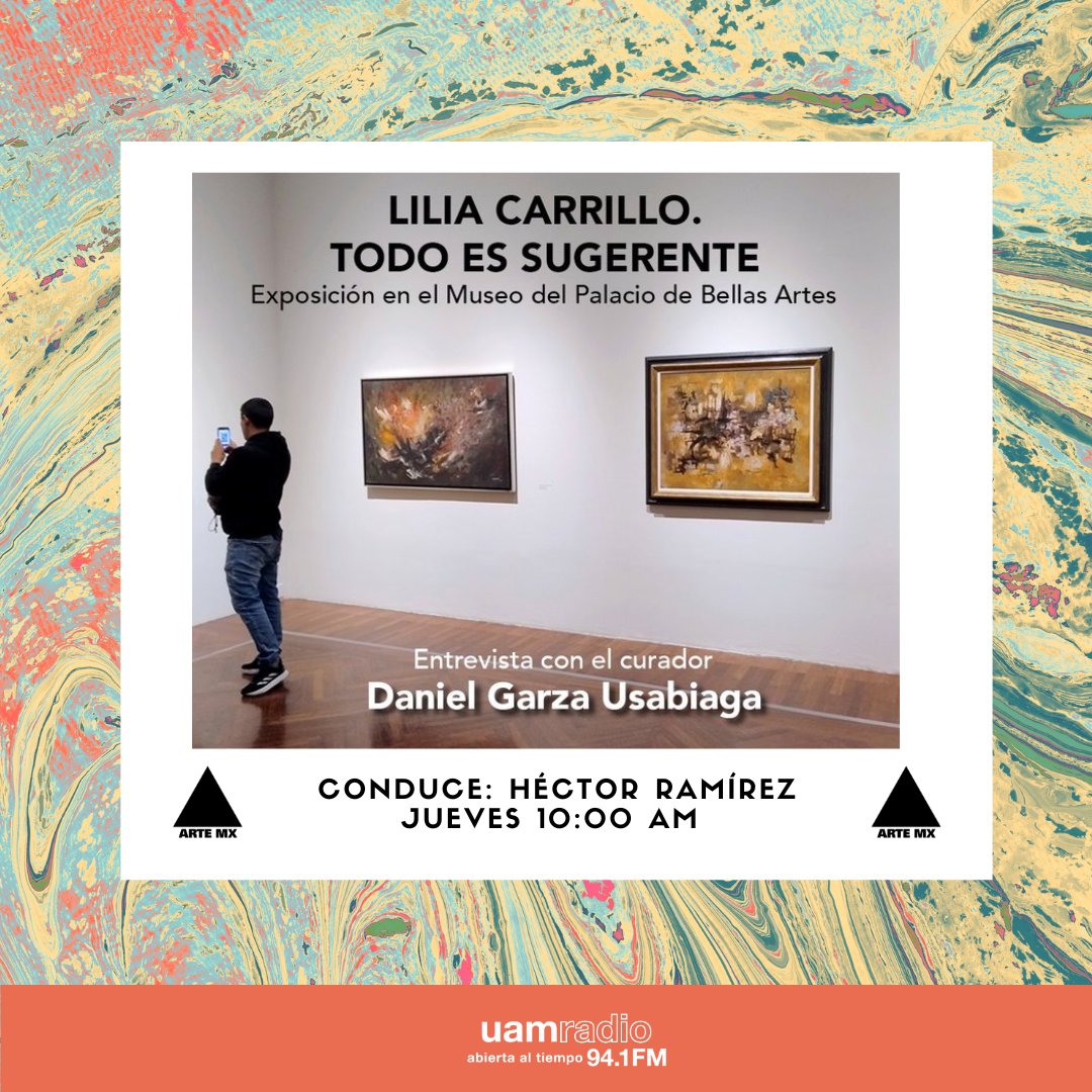 🎨Escucha Arte MX y descubre todo lo que nos contarán
.
📆Jueves
🕑10:00 a.m.
📻Sintoniza #UAMRadio 94.1 FM o por uamradio.uam.mx
.
#UAM #SoyUAM #Arte #Cine #Fotografía #Pintura