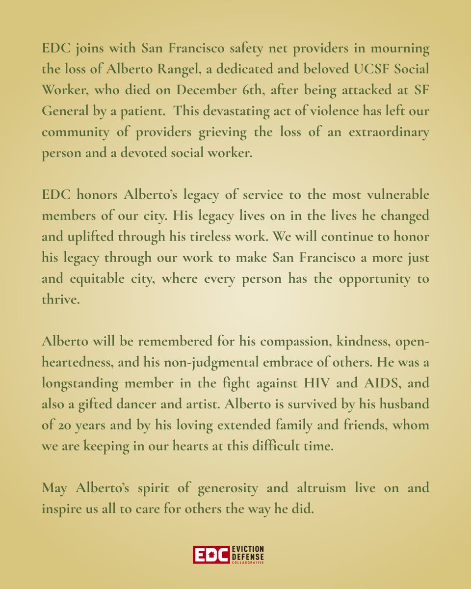 Eviction Defense Collaborative of San Francisco tweet media