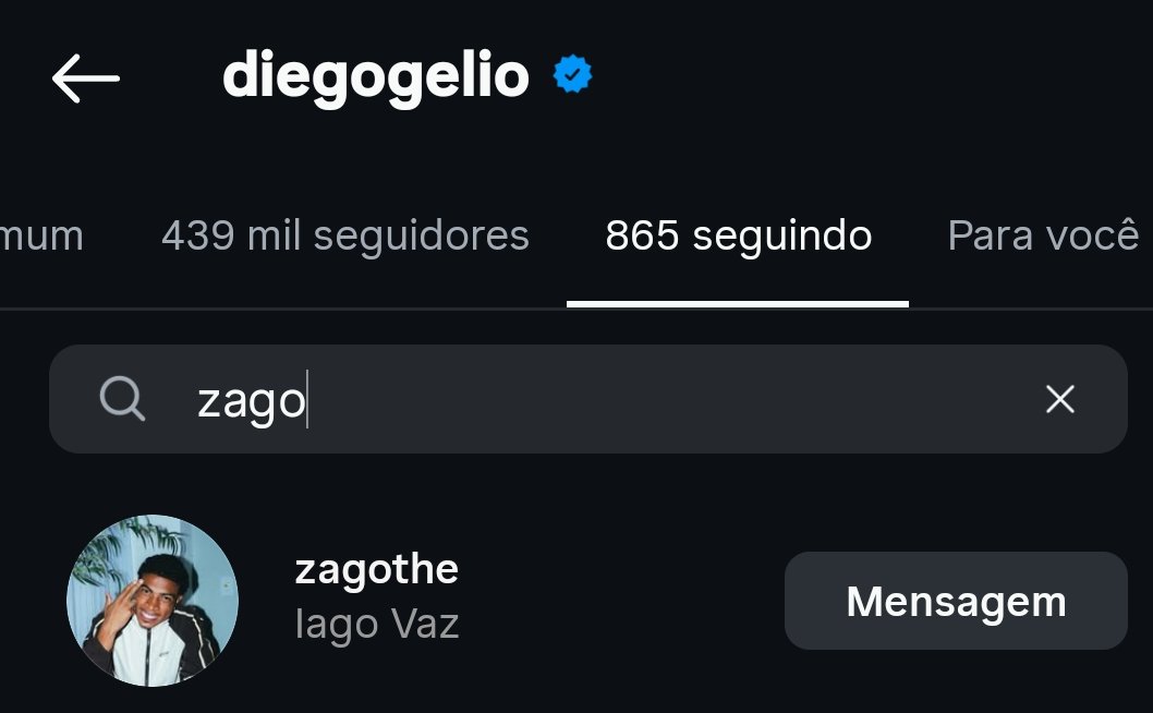 PLCNeves's tweet image. GENTE O ZAGO PAROU DE SEGUIR O GELIO OU NÃO SEGUIA ANTE??