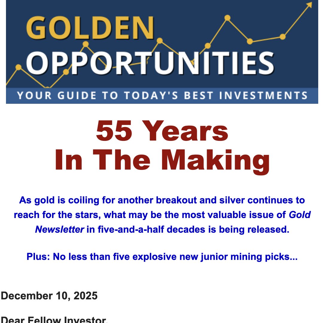 Gold Newsletter tweet media