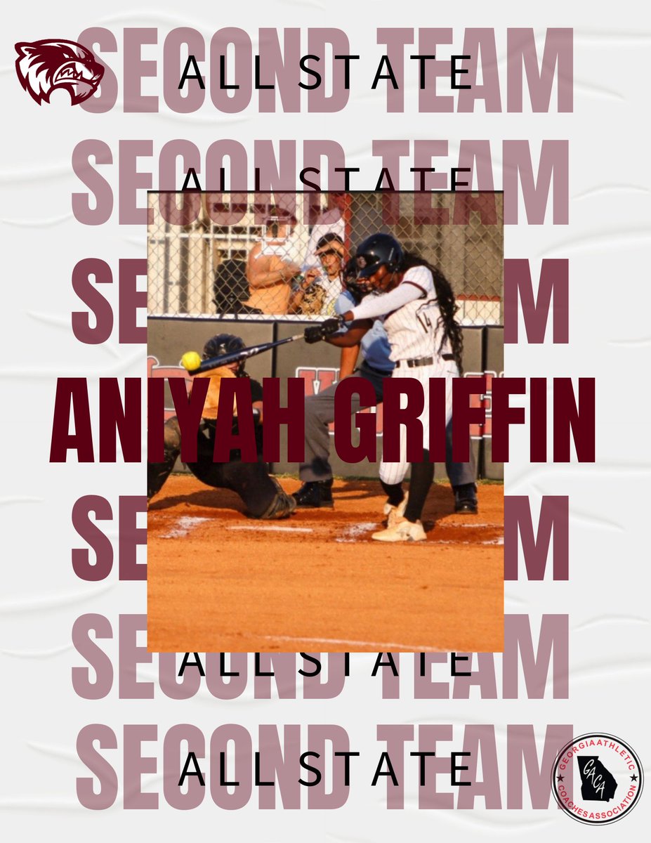 Congratulations to our speedy OF <a href="/aniyahgriffin14/">Aniyah Griffin</a> for being named 2nd Team All State by <a href="/GACASoftball/">GACA Softball</a> ! Aniyah had an outstanding junior season, highlighted by  a trip to the Elite 8 in Columbus with her Union Grove teammates! Great job Aniyah!! #bethestandard