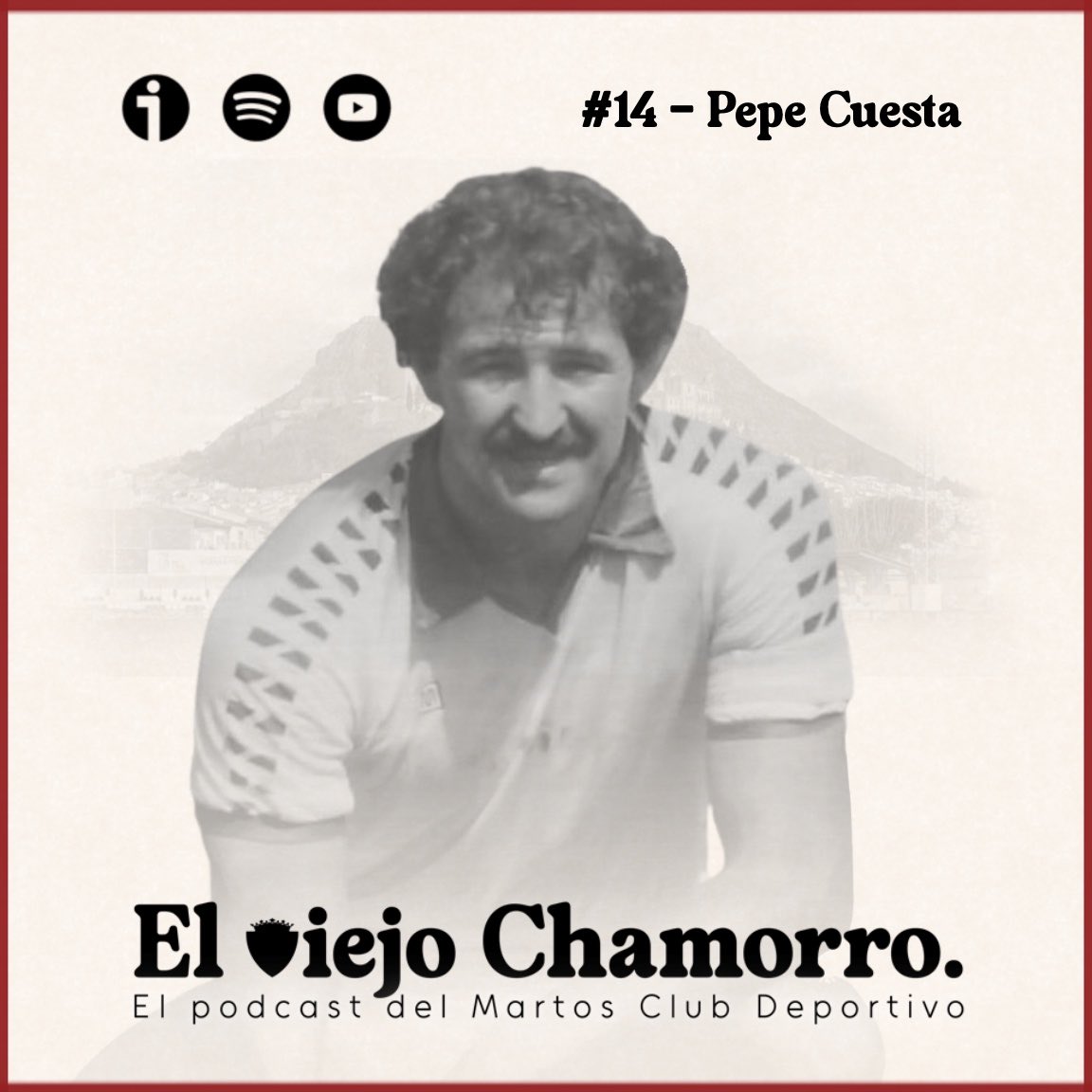 🎙️ #14 - Pepe Cuesta - 10/12/25.

🟩 Spotify: open.spotify.com/episode/6OcpOi…

🟧 iVoox: go.ivoox.com/rf/164116802

🟥 YouTube: youtu.be/buN1_G1gTtg?si…

Conoce a uno de los mejores futbolistas de la historia del Martos CD, con el que recordamos su trayectoria y la época dorada del club.