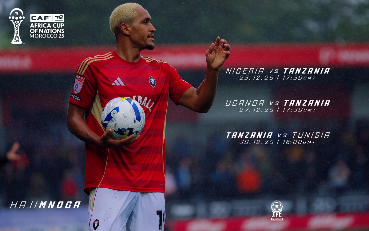 Haji Mnoga has been named in Tanzania’s AFCON squad, and will link up with the <a href="/TaifaStars_/">TAIFA STARS</a> next Monday for their final preparations ahead of the tournament!

Congratulations <a href="/mnogsss/">Haji Mnoga</a> 🇹🇿