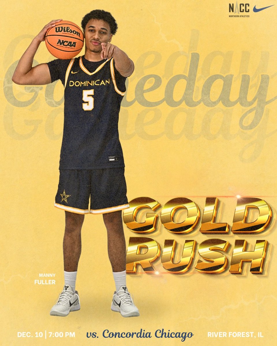 DUStarsMBB's tweet photo. Game7️⃣. 🟡GOLD RUSH🟡
Back at 🏠 for some #NACCTION as we host That School Down The Street in the Division Street Battle!
📍Igini Sports Forum
🕖7PM
📺https://t.co/C24XBBlKLO
📊https://t.co/GUUjlI5LBi
Let's GET TO IT!
#WEARGOLD🟡
#DEFENDtheFORUM🏟
#FIKG➡️
#BRICKbyBRICK🧱 https://t.co/zEEeNShICl