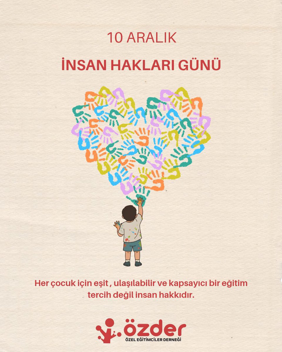 OzderOzel's tweet photo. Her çocuk için eşit, ulaşılabilir ve kapsayıcı bir eğitim, tercih değil insan hakkıdır. https://t.co/36fv3TRfEn