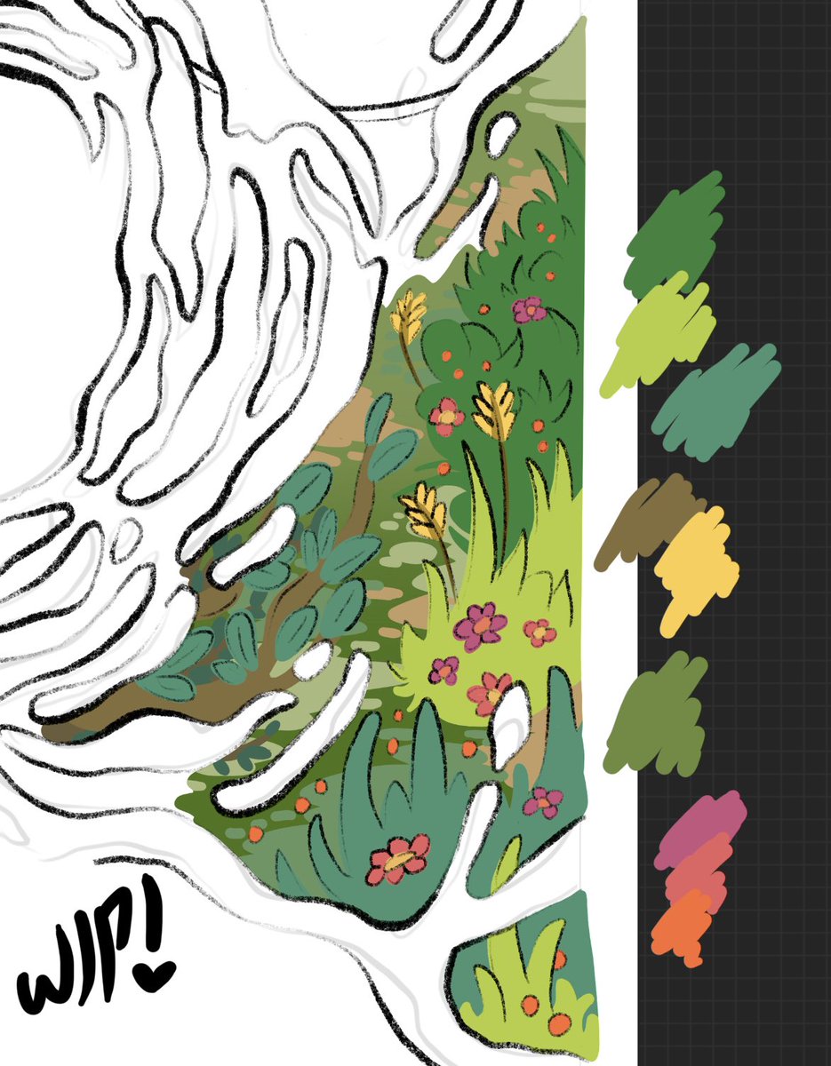 Commission WIP
A little patch of green for me