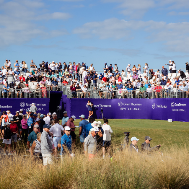 SupreetSingh0's tweet photo. Proud to see the #GrantThorntonInv enter year three and keep pushing the game forward. One stage. Shared competition. #PGATOUR and #LPGA players competing side by side show what’s possible when equal opportunity meets thoughtful design. @GrantThorntonUS https://t.co/SPi1O4u3T5 https://t.co/7ZxXMZo5ny