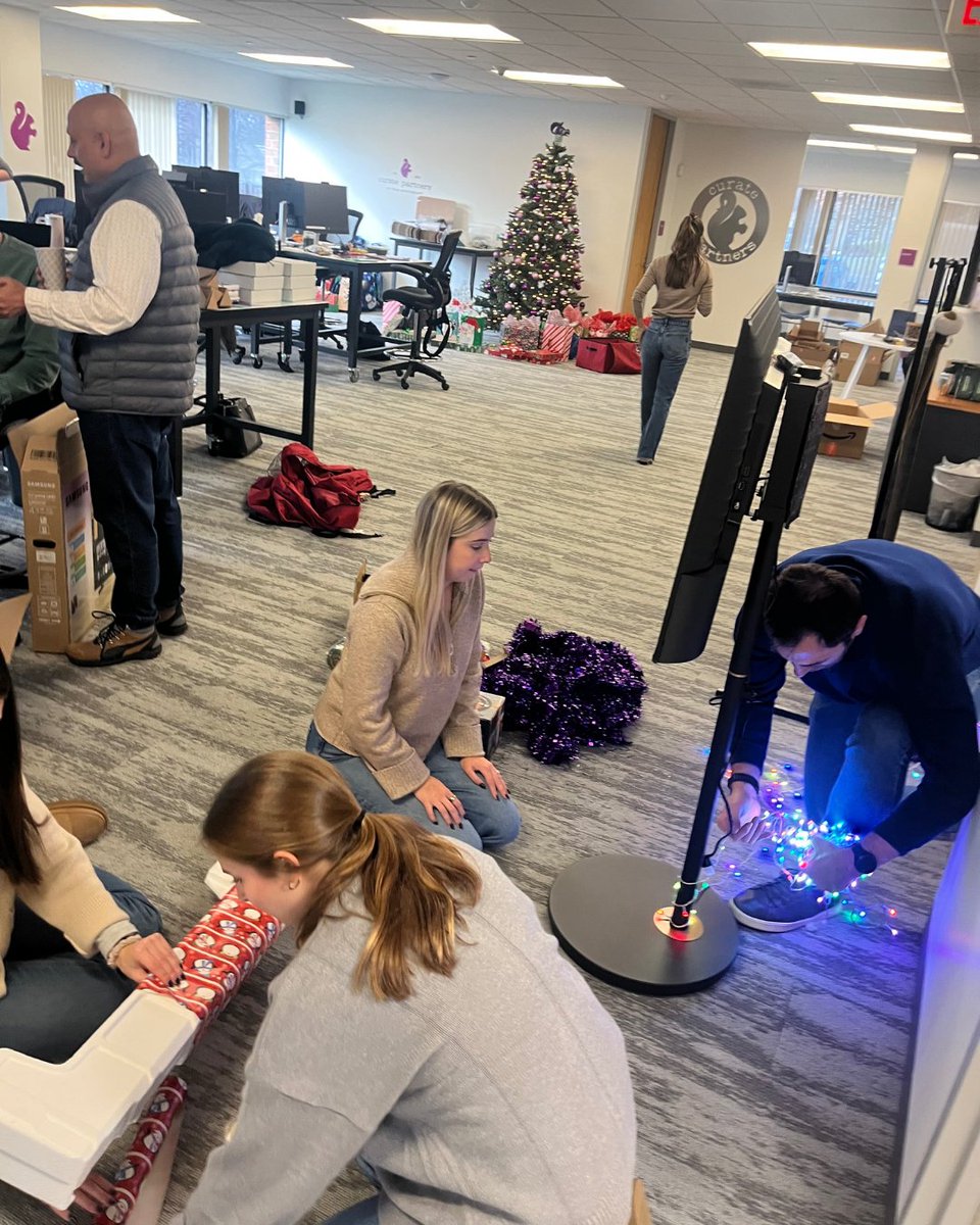 curatepartners's tweet photo. The Curate crew had a blast brainstorming and creating a themed “tree” for the Reading Education Foundation’s Festival of Trees. We donated our “The S’More the Merrier” TV tree to be raffled off to a lucky winner—supporting REF and the amazing students of Reading Public Schools. https://t.co/jyuRqLv3fV