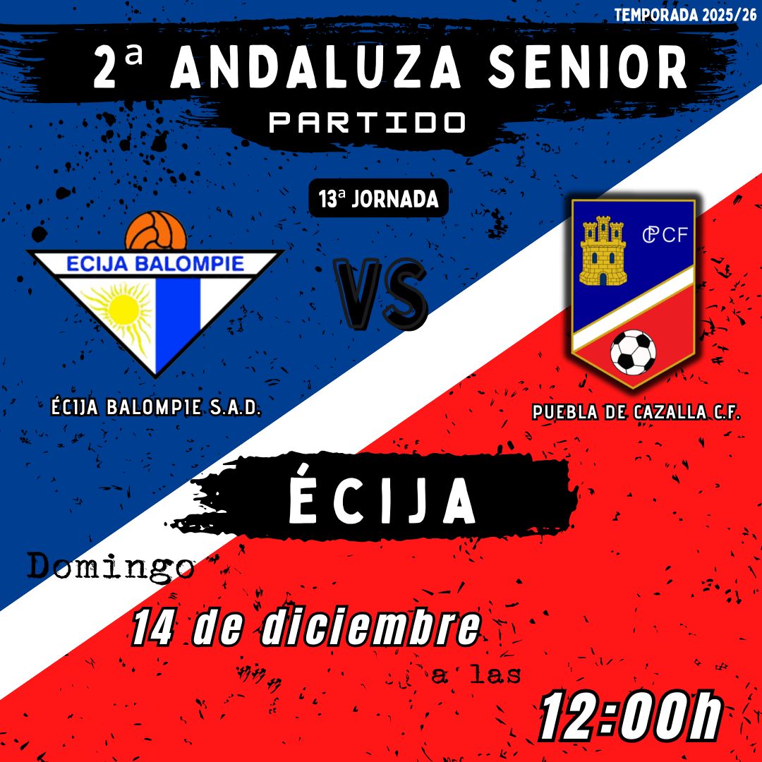 La próxima jornada nuestro equipo se desplazará hasta Écija para disputar un partido importante para sumar de tres y conseguir la ansiada victoria para comenzar a subir en la clasificación y recuperar la confianza.