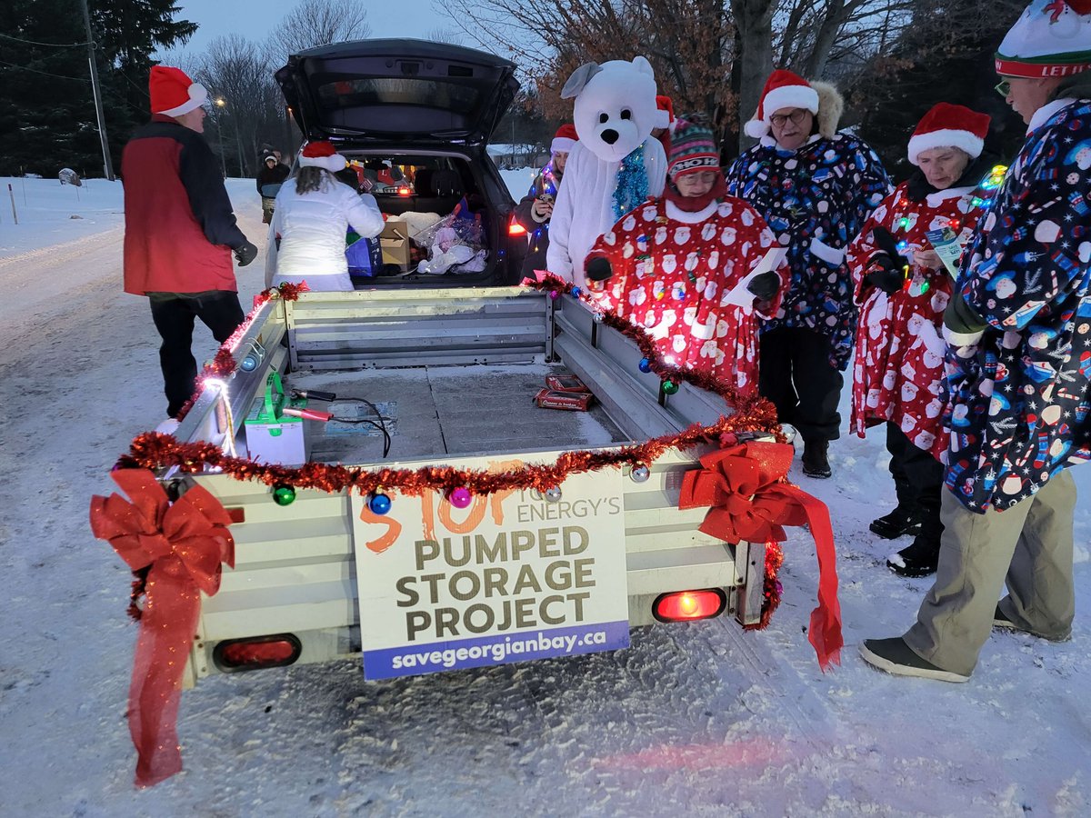 Kicking off 16 Days to Christmas with throwback to Meaford Santa Claus Parade! 🎅✨
Our float reminds everyone to protect Georgian Bay from TC Energy’s pumped storage project.
This season, give the gift of a healthy, thriving Bay—sign petition or donate at savegeorgianbay.ca