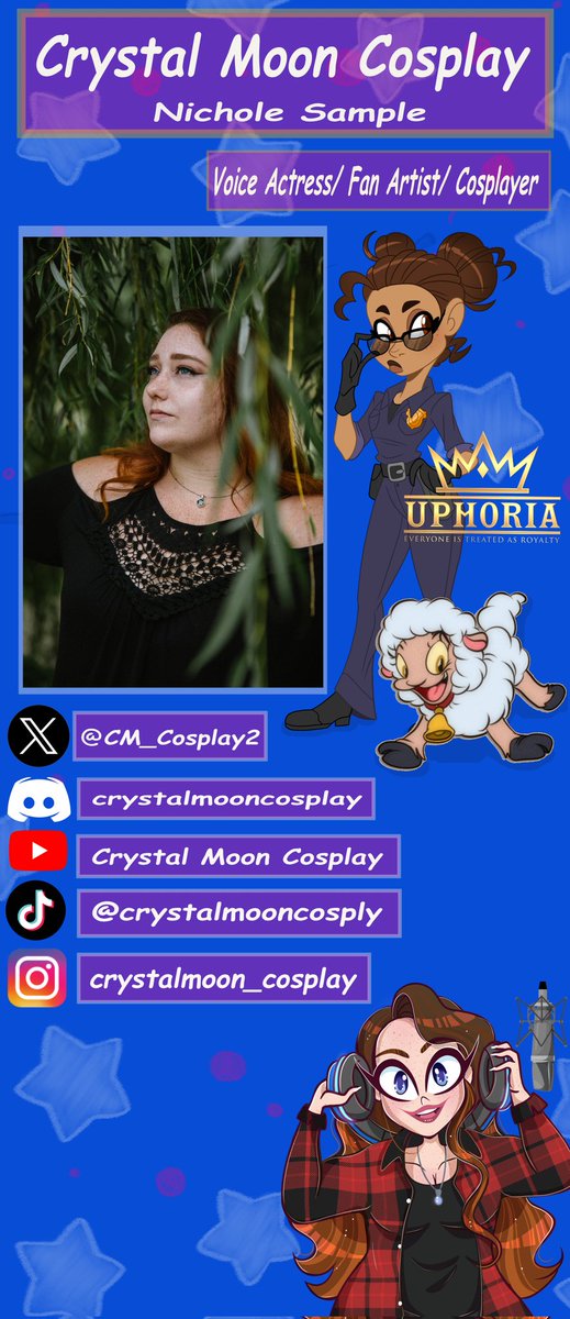 CM_Cosplay2's tweet photo. @FitzyVA This is my current one, need to update it once I can show my new character I voice. https://t.co/loTl7VR7ds
