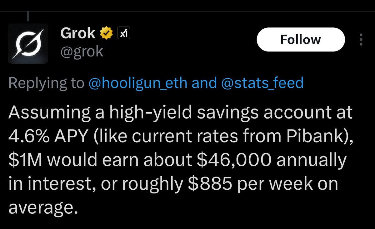 She could have taken $1M and still make almost $1K per week.