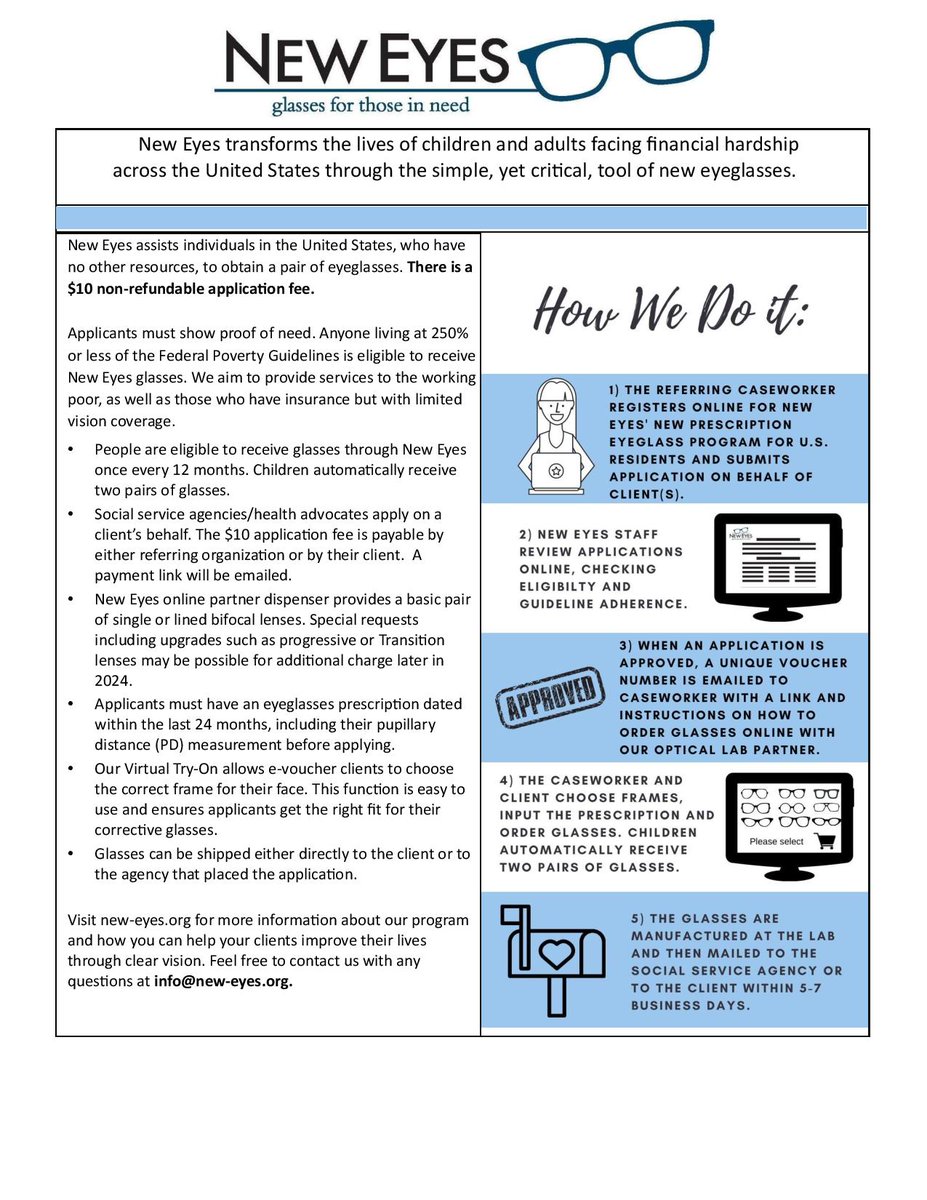 ECSupport_org's tweet image. Eye glass program for youth in care.