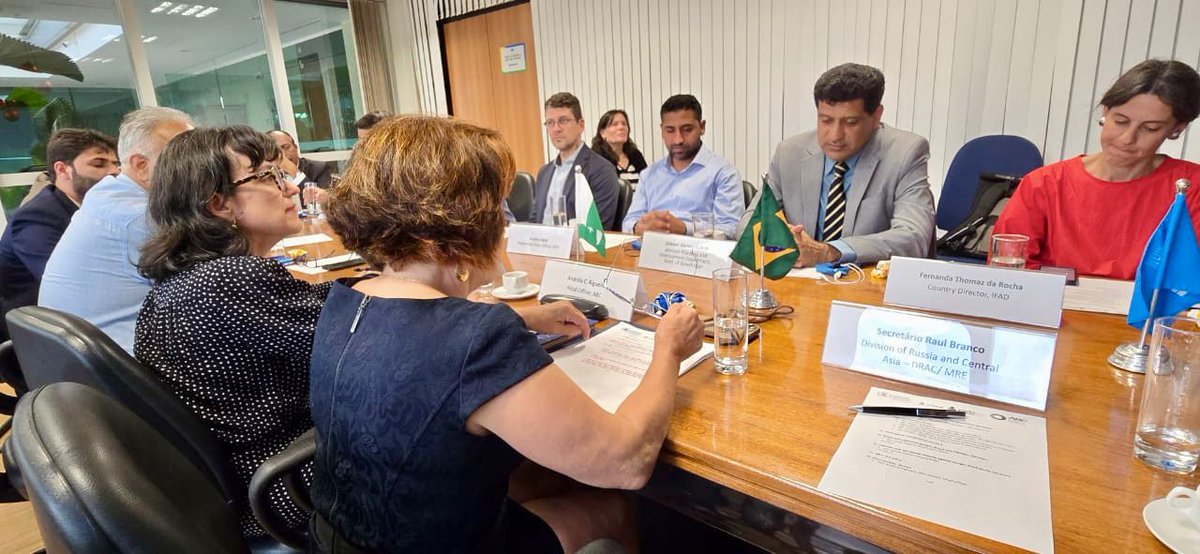 ZahoorBuledi's tweet photo. I had the privilege of leading the Pakistani delegation from Balochistan province and engaging in deliberations and joint action strategy with the Head of the Brazilian Cooperation Agency in Brasilia, Brazil. We discussed the way forward with Mrs. Andreia Rigueira and her team, focusing on the key takeaways from the two-week knowledge-exchange mission to Brazil.