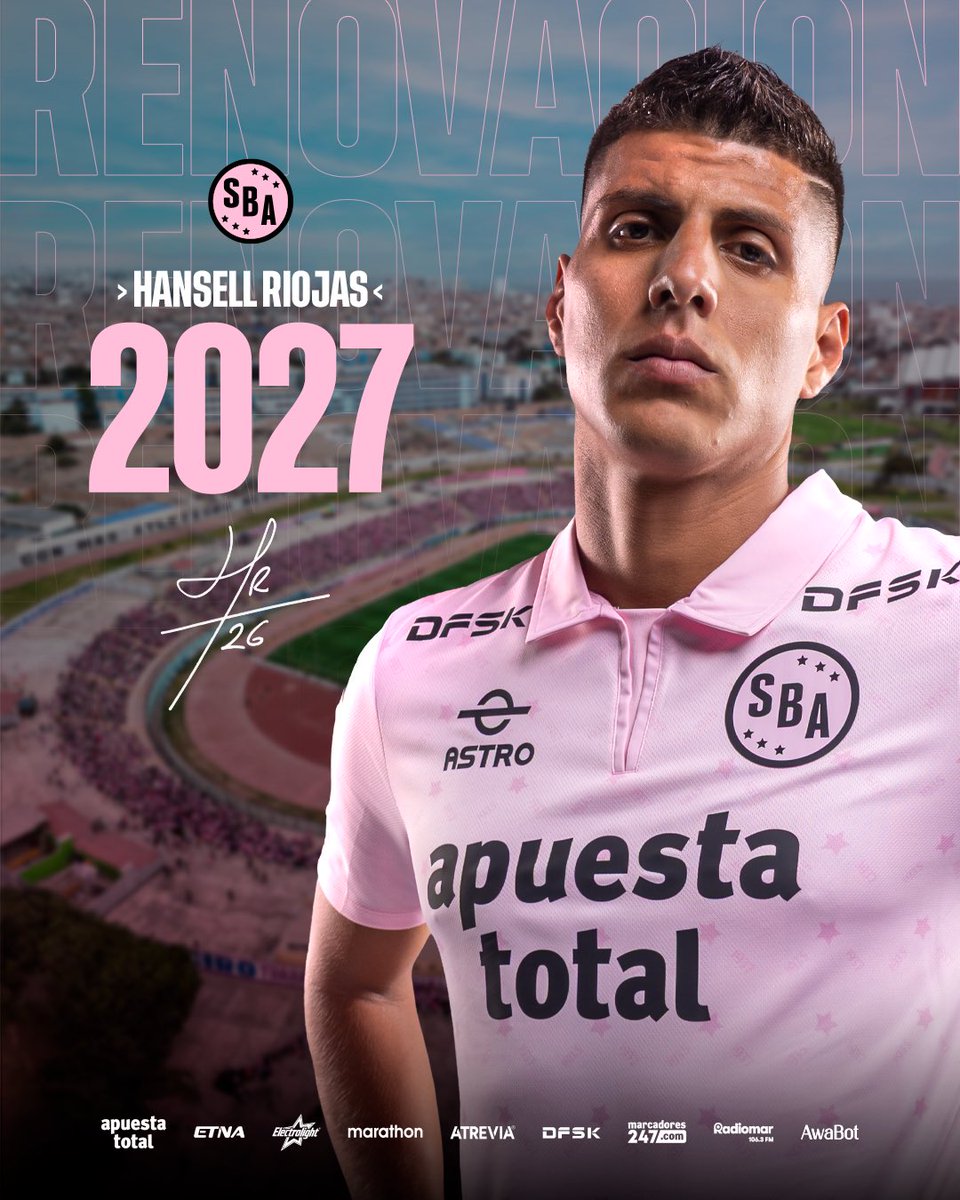 sportboys's tweet image. ✍️ Hansell Riojas renueva su vínculo con ‘El Primer Campeón’ hasta el 2️⃣0️⃣2️⃣7️⃣ 🏆🩷

El defensor continuará dejando todo por la camiseta rosada y siendo parte del camino que estamos construyendo juntos. 💪✨
#VamosBoysTodaLaVida