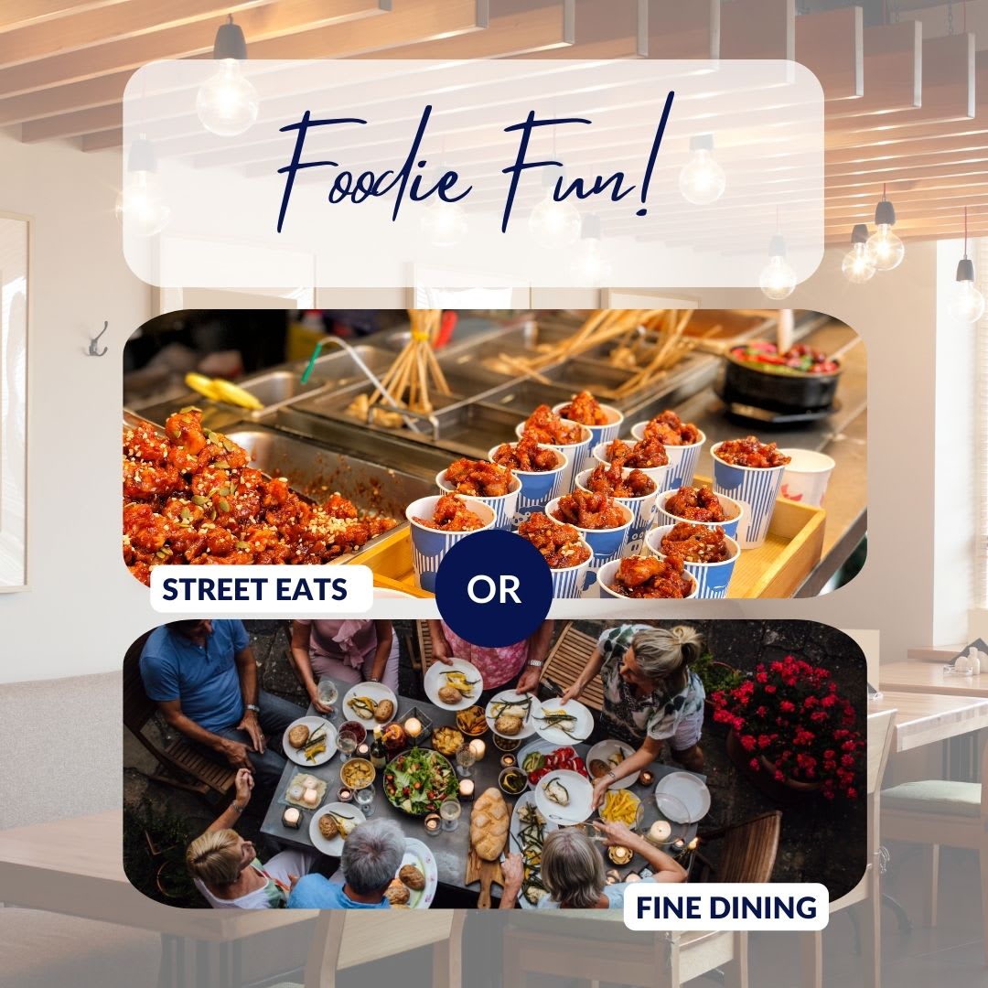 ESomewhere25557's tweet image. Street food adventures or fine dining elegance? 🍜 🍽️ When exploring a new destination, which dining style is your go-to? Tell us your foodie preference below 👇  (970) 852-5322
