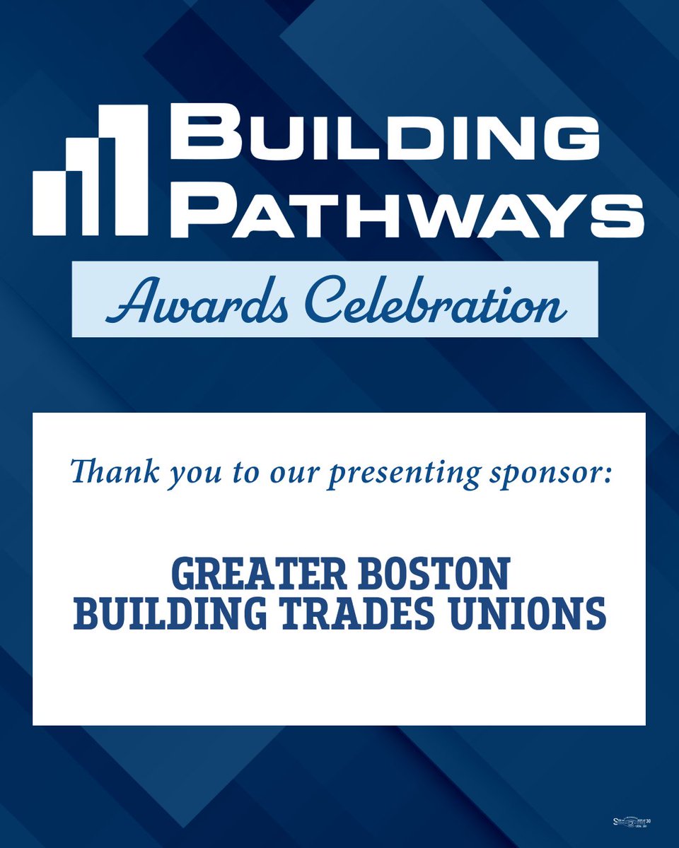 We wouldn’t be where we are today without <a href="/MetroBTC/">Greater Boston Building Trades Unions</a>, our presenting sponsor. Your guidance and support have enabled Building Pathways to accomplish our mission of bringing under-represented communities in Greater Boston into the union construction industry for the past 14 years.