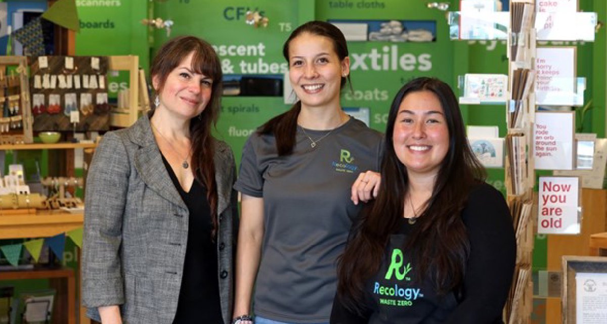 City of Redmond X post image showing announcement graphic for Recology Store opening