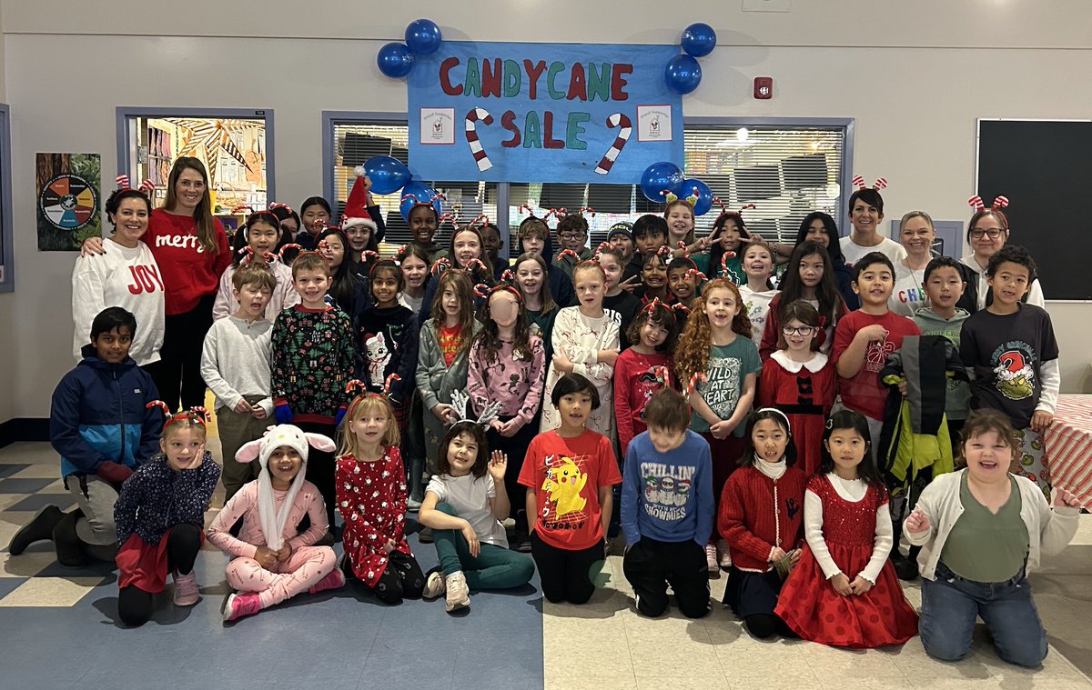 LangleySchools's tweet photo. Students at R.C. Garnett Demonstration School teamed up for a Candy Cane Fundraiser – raising $1,440 for Ronald McDonald House! Students designed posters, made announcements and ran the candy cane shop, helping others in need while learning about the importance of giving back. https://t.co/furMsWv5xv