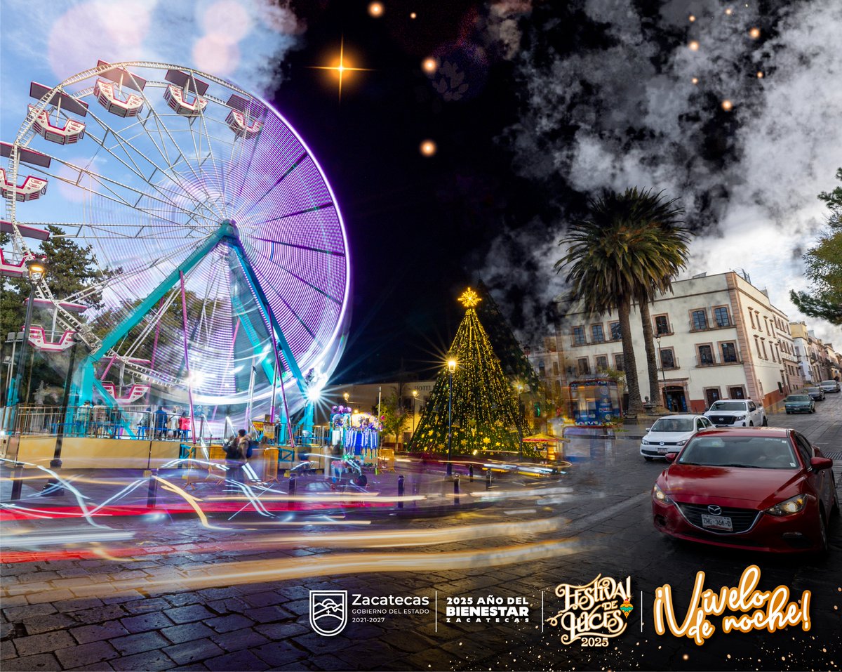 ✨ ¿Cómo te gusta más Zacatecas? ¿De día o de noche?

Disfruta la magia del Festival de Luces 2025 y vive la ciudad en todo su esplendor.

#PazEsBienestar🕊