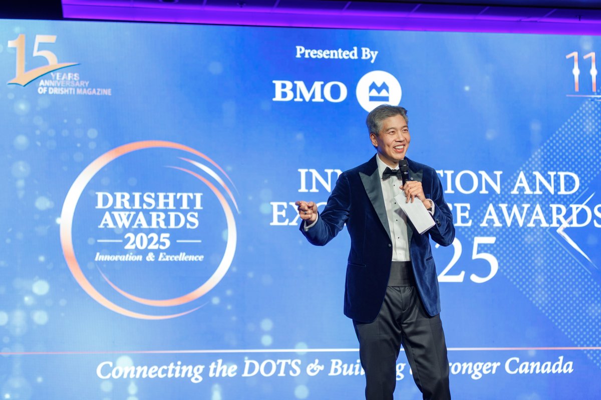 BMO's tweet image. Celebrating the culture and achievements of the South Asian community at the Drishti Awards Gala 2025! We’re grateful to be part of an event that empowers communities where we live and work. #BMOGrowTheGood