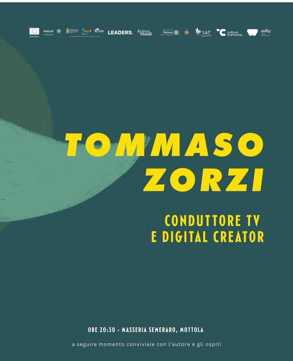 PiaParenti's tweet image. GIOVEDI 11 Dicembre ore 20.30 MASSERIA SEMERARO  NOTTOLA #Divina #Tommaso #tzvip