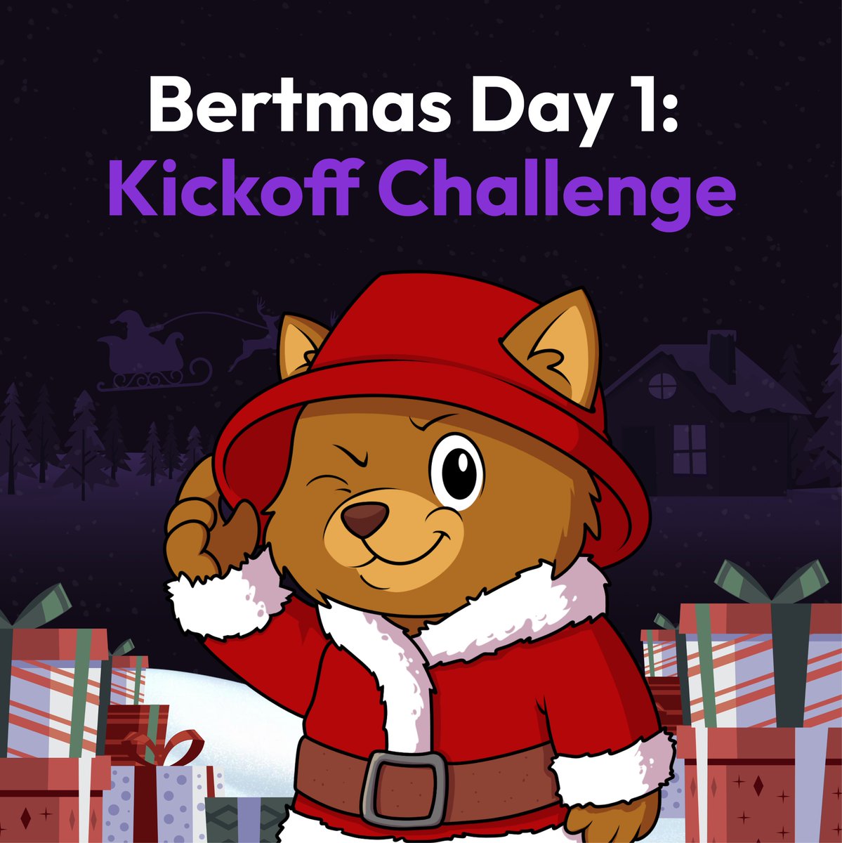 🎄 Bertmas Day 1: Kickoff Challenge 🎄

Bertmas officially begins today. 10 days, 10 activities, new winners every day.

To enter the first challenge:
- Follow <a href="/bertcoincto/">Bert 🧸 🐶</a>
- Like &amp; repost
- Tag 1 friends who should not miss Bertmas

🏆 Prize: 2 exclusive BERT plushies