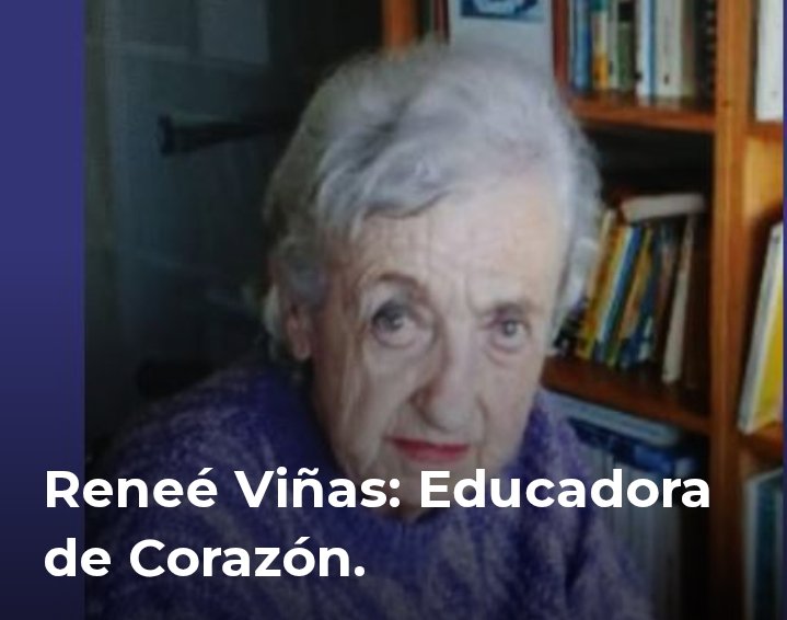 DesenfoqueCL's tweet photo. Reneé Viñas: Educadora de Corazón. https://t.co/aLVCDr47so vía @DesenfoqueCL https://t.co/CZYMkvNqYO