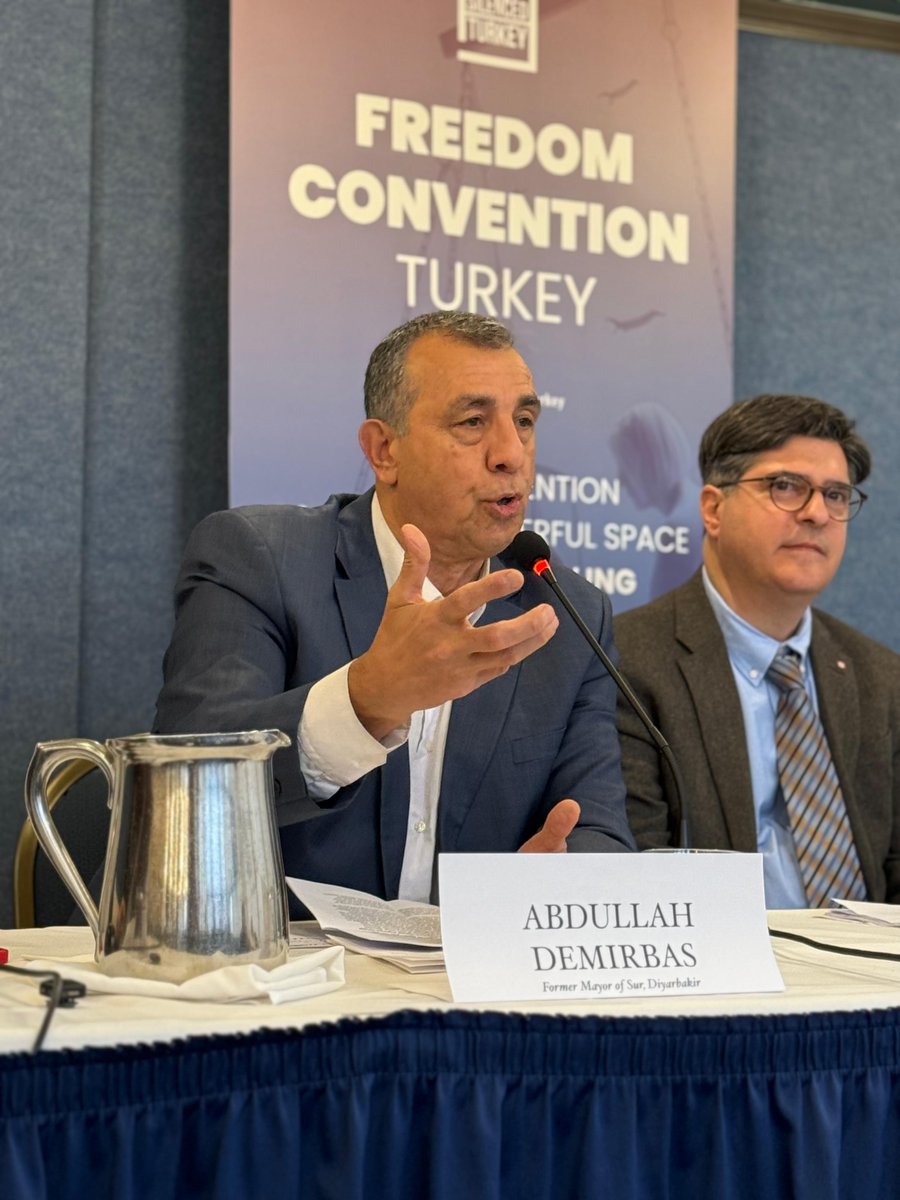 "The land we live in is a multicultural one—Muslim, Yazidi, Jewish, Christian, Alevi. During my time as mayor, we built a synagogue, a mosque, churches, and cemevis. But only one religion was imposed on us, and I was punished for refusing to accept that."

Abdullah Demirbas -