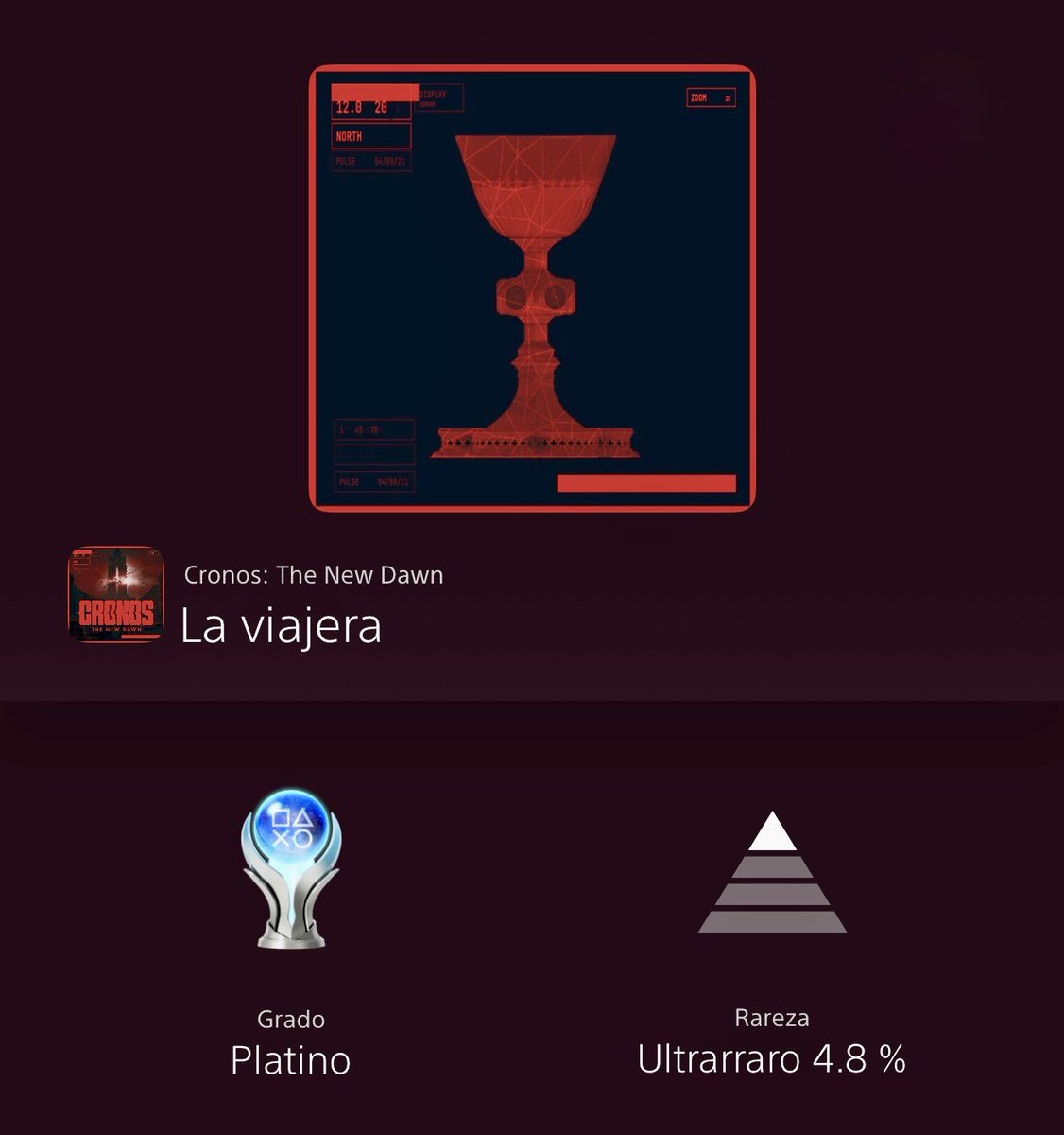 Asuknot's tweet photo. Cronos: The New Dawn
La viajera (PLATINUM)
#PlayStationTrophy #PS5Share 
#PS5 #PS #PlayStation #PlayStation5 #Platinum #Trophy #Trophies #PS5Trophies #PS5Platinum #CronosTheNewDawn #blooberteam @BlooberTeam https://t.co/TXueE5RDXU