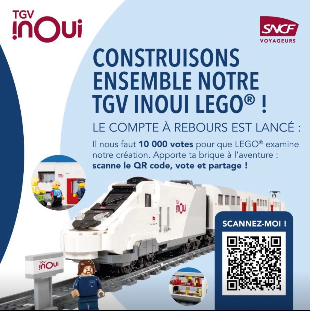 🔴🚄 Tu aimes les Lego et le TGV ? 

Par ici ⤵️