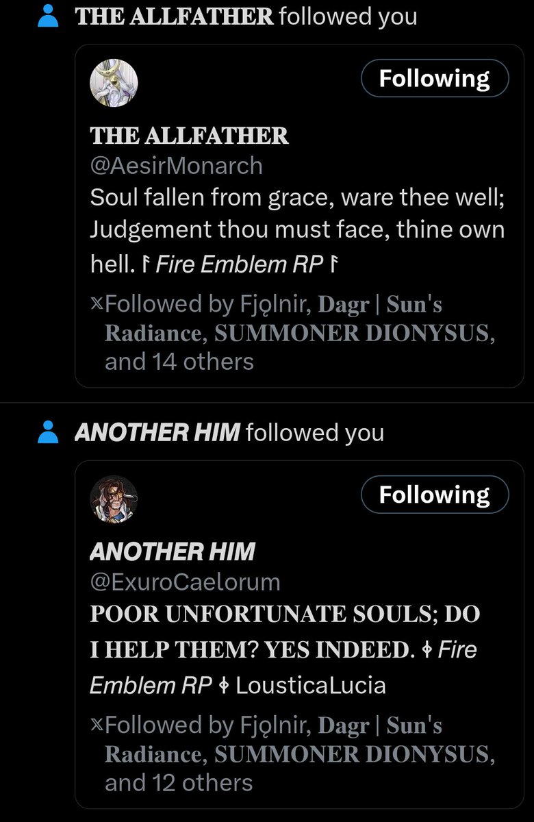 I got me in my follows