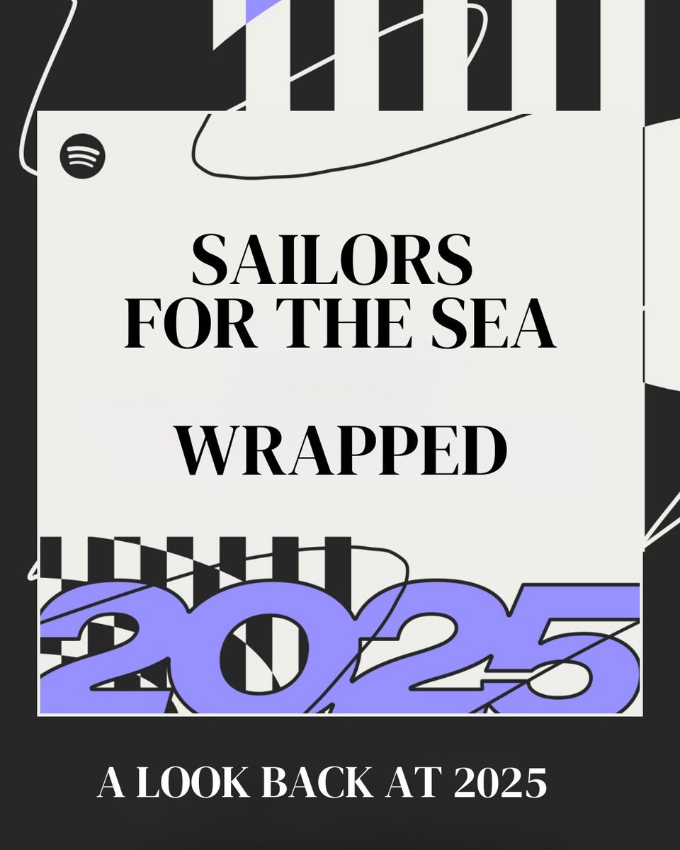SailorsforSea's tweet photo. 2025 Sailors for the Sea Wrapped ⛵🎶
In 2025, you—our #GreenBoaters, Skippers, Ambassadors, #CleanRegatta organizers, and supporters—showed us that all actions, big or small, can make real impact.
Here's to making more waves in 2026.
Join us: https://t.co/Xh08Aox4up https://t.co/OdAsWZM9nM