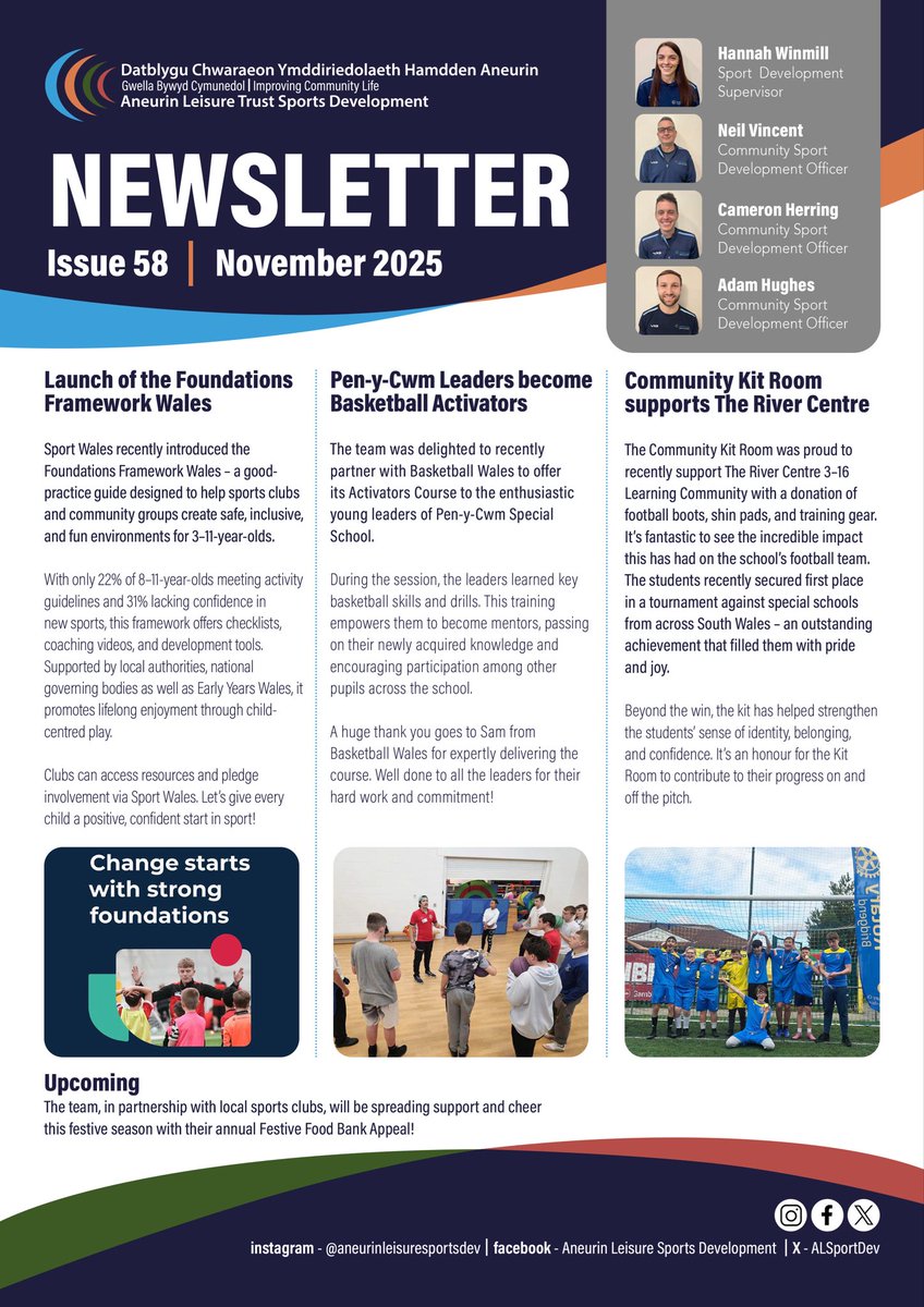 Aneurin Leisure Sports Development tweet media